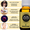 Earth N Pure Bitter Almond Oil - 50 Ml (1.7 Fl. Oz.) Hair Oil (50 Ml)