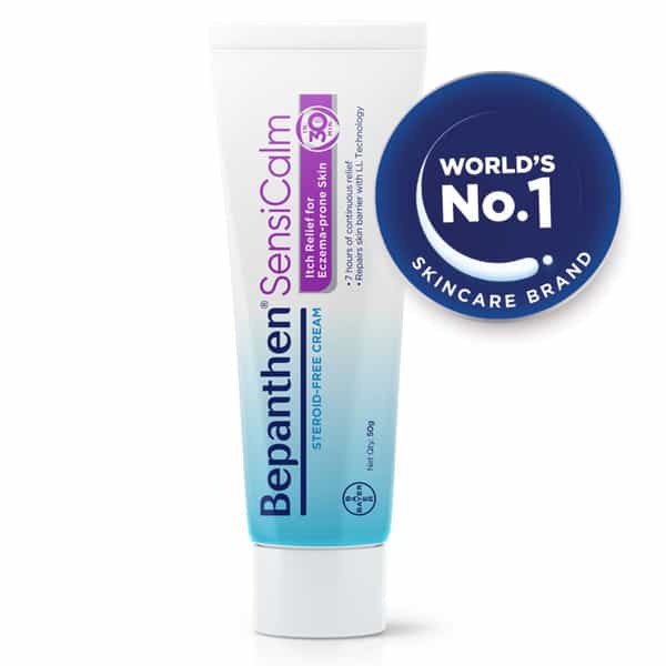 Bepanthen Sensicalm Cream | Worlds No.1 Skincare Brand | Steroid-Free | Itch Relief Cream | 50G