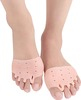 Skudgear 2 Pieces Toe Separator Bunion Corrector Straightner Hallux Valgus Pain Relief Skin Color