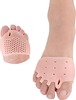 Skudgear 2 Pieces Toe Separator Bunion Corrector Straightner Hallux Valgus Pain Relief Skin Color