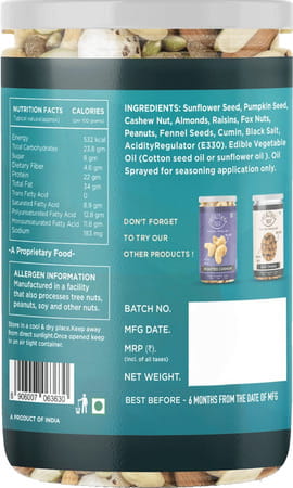 Healthy Treat Roasted Nutty Trail Mix | Protein Rich Snack For All ( 200 Gm )