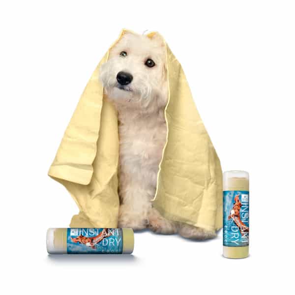 Aroma Groom Towel For Pets 24" X 17" | Yellow