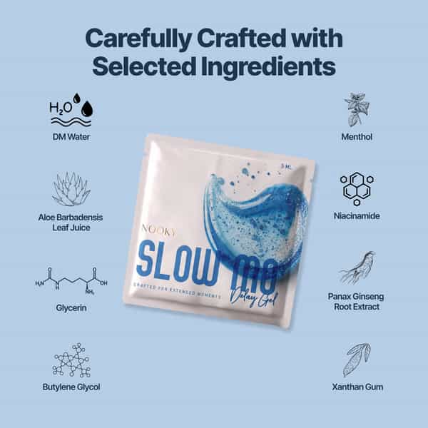 Nooky Marathon-2-In- 1 Ultra Thin Condom Kit | Natural Delay Gel + Condoms