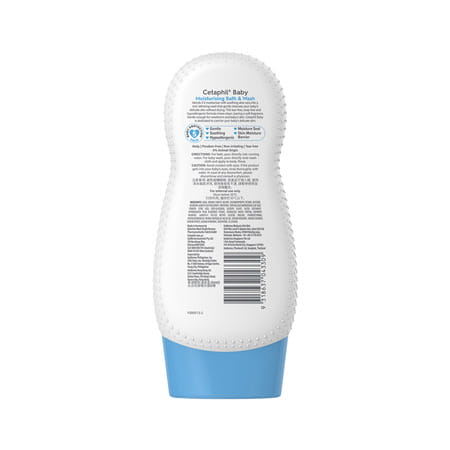 Cetaphil Baby Moisturising Bath & Wash | Aloe Vera & Almond Oil | Bottle | 230 Ml