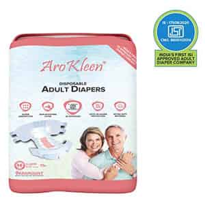 Arokleen Adult Diaper Tape Style Extra Large (waist Size: 127 Cm-170 Cm) 10 Pcs Per Packet Pack Of 1