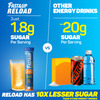 Fast&Up Reload Hydration & Energy Drink With Electrolytes - Effervescent Tablets- Orange(20 Tablets)
