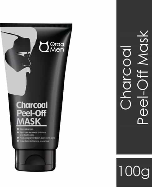 Qraa Men Charcoal Peel Off Mask 100 Gm