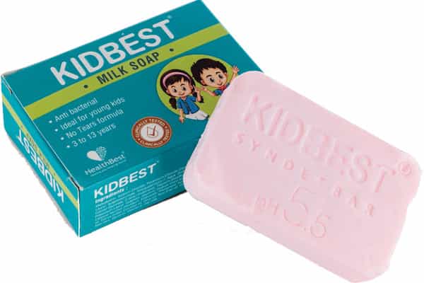 Healthbest Milk Soap For Kids Anti-Bacterial | Normal Skin | Sensitive & Dry Skin- 75Gm Pack Of 3