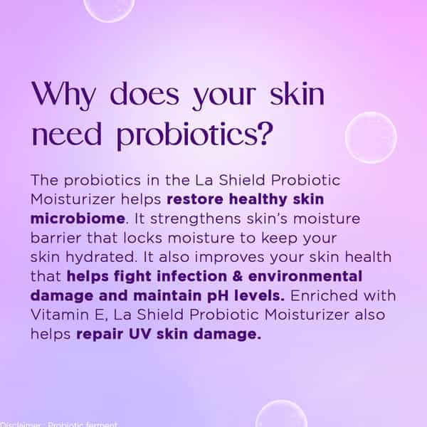 La Shield Intense Hydrating Cream Probiotic Moisturizer 50 Gm