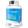 Naturyz Burpfree Omega 3 Fish Oil 2000 Mg With Vit D3 For Skin | Eyes | Heart & Brain (90 Softgels)