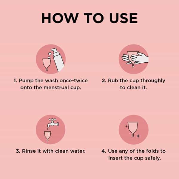 Pee Safe Natural Menstrual Cup Foam Wash (50 Ml)