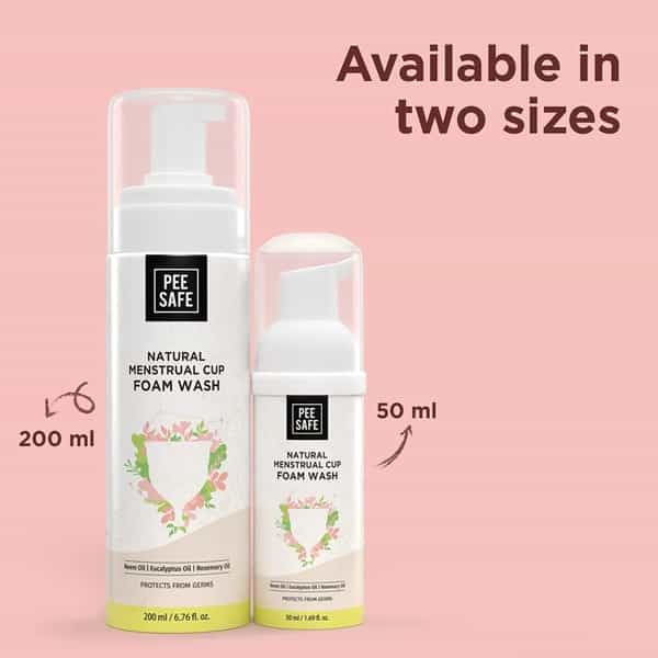Pee Safe Natural Menstrual Cup Foam Wash (50 Ml)