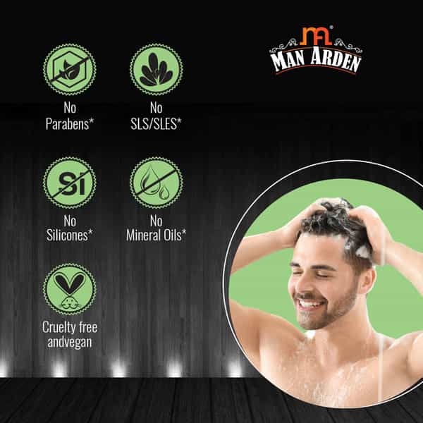 Man Arden Natural Dandruff Control & Soothing Conditioner With Shea Butter 200Ml