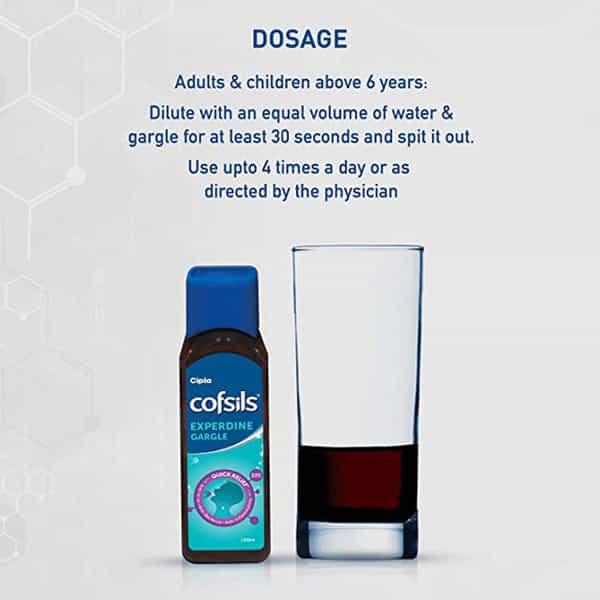 Cofsils Experdine Gargle | Bottle |100 Ml