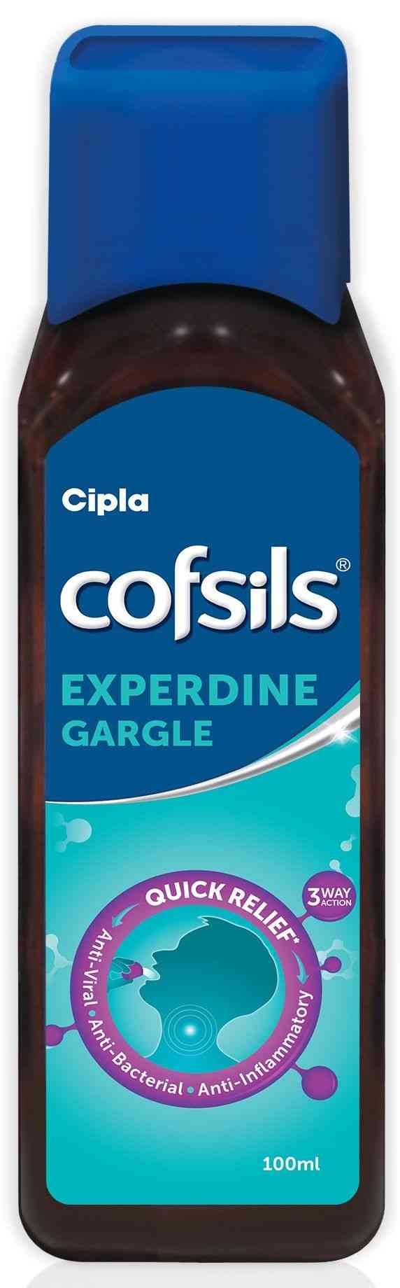 Buy Cofsils Experdine Gargle Bottle Of 100 Ml Online & Get Upto 60 OFF