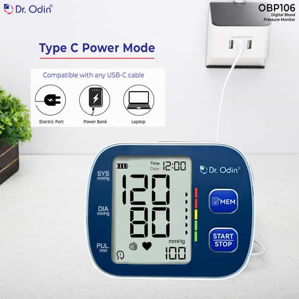 Blood Pressure Monitor Obp106 Blue
