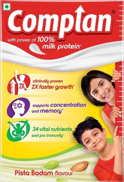 Complan Nutrition Drink Pista Badam 500G Refill