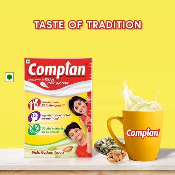 Complan Nutrition Drink Pista Badam 500G Refill