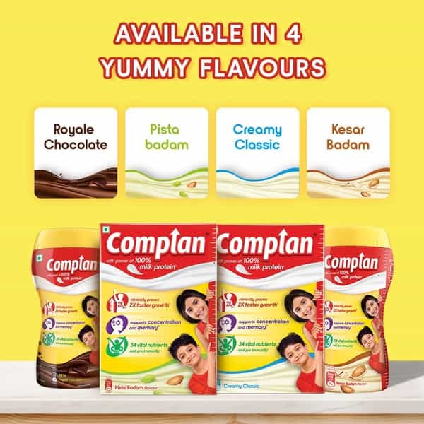 Complan Nutrition Drink Pista Badam 500G Refill