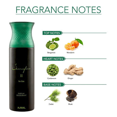 Ajmal 2 Sacrifice Ii For Him For Men & 2 Magnetize For Men & Women Deo Each 200ml Combo Pack Of 4