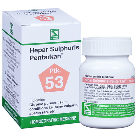Dr. Willmar Schwabe India Hepar Sulphuris Pentarkan Tablet 20 No'S