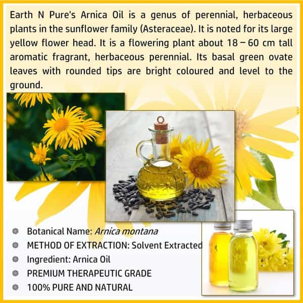 Earth N Pure Arnica Oil (100 Ml)