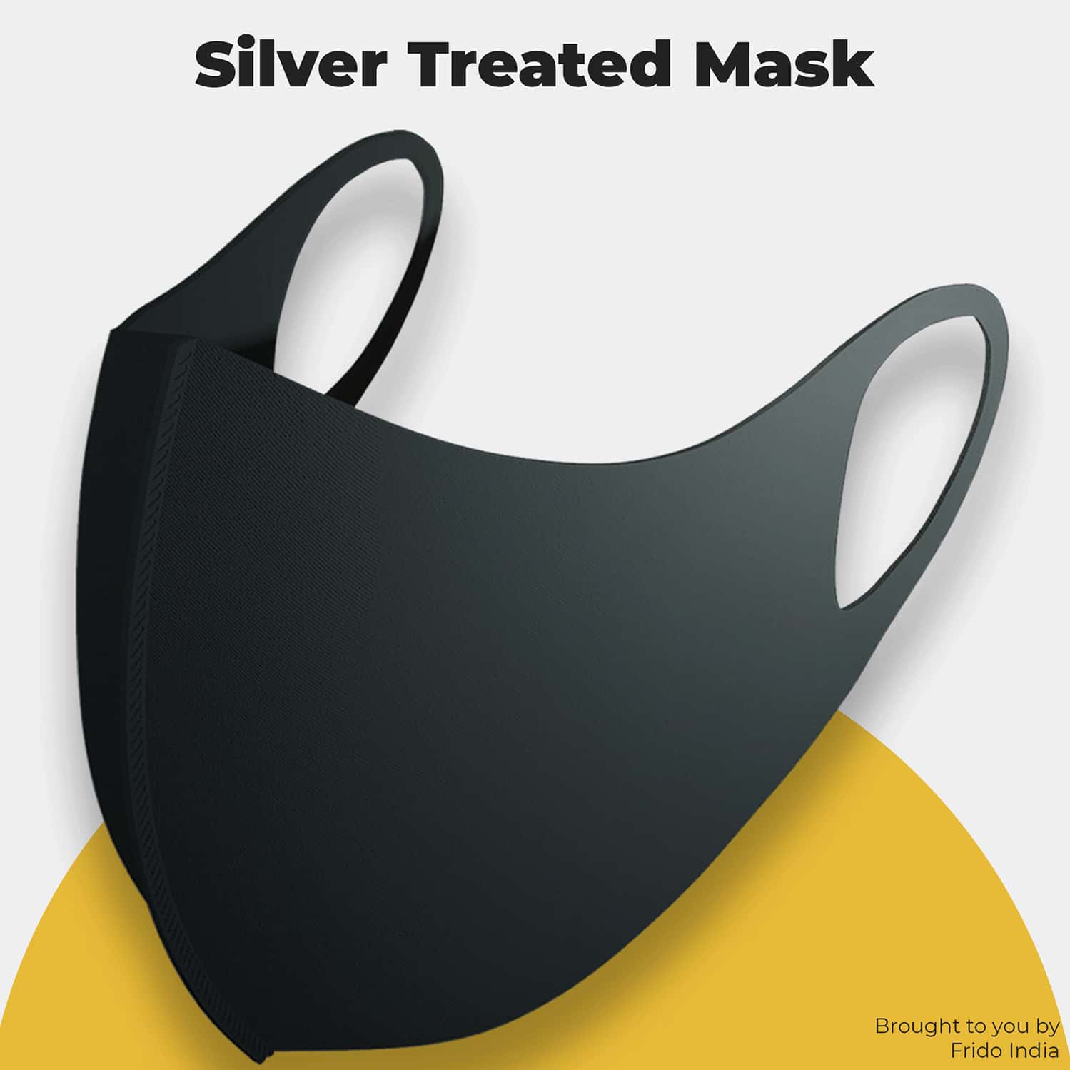 Arcatron Mobility Silver Treated Washable | Reusable Face Mask | Breathable | Stretchable | Size M