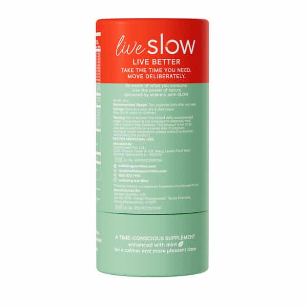 Wellbeing Nutrition Slow Multivitamin For Men With 100% Rda Of Essential Nutrients 60 Caps