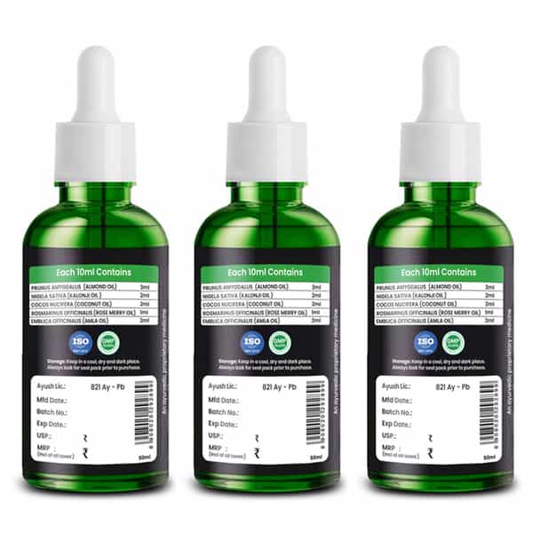 Sheopal's Beard Growth Oil Pro+ | For Uneven & Fast Growth | 50Ml | Pack Of 3