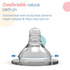 Luvlap Anti-Colic Natura Flo Wide Neck Nipple Bpa Free 9m+ X Variable Flow (Pack Of 2)