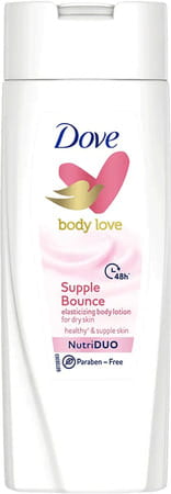 Dove Body Love Supple Bounce Body Lotion For Dry Skin Paraben Free (100ml)