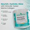 Neuherbs Skin Glow Collagen Powder- 200G (Orange Flavour) With Hyaluronic Acid | Vitamin E & C