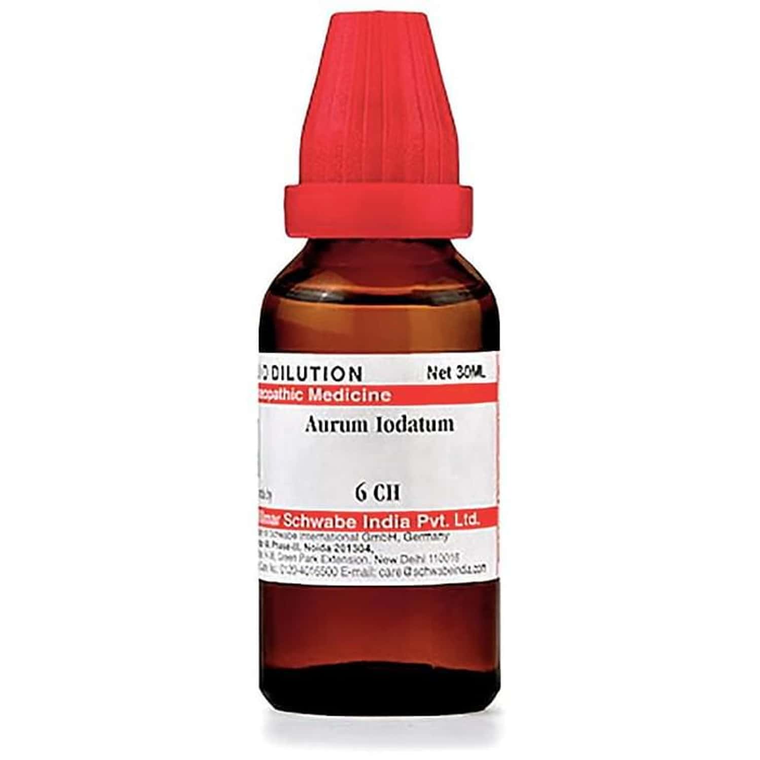 Dr. Willmar Schwabe India Aurum Iodatum Dilution 6 Ch 30 Ml