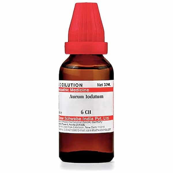 Dr. Willmar Schwabe India Aurum Iodatum Dilution 6 Ch 30 Ml