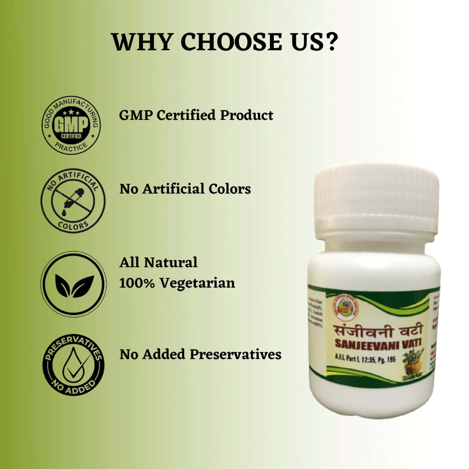 Buy HASS SANJEEVANI VATI (160 TAB OF 250 MG EACH) FOR TYPHOID FEVER FOR