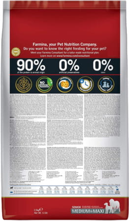 Farmina N&D Ancestral Grain Dry Dog Food | Senior Adult Medium & Maxi Breed | 2.5-Kg