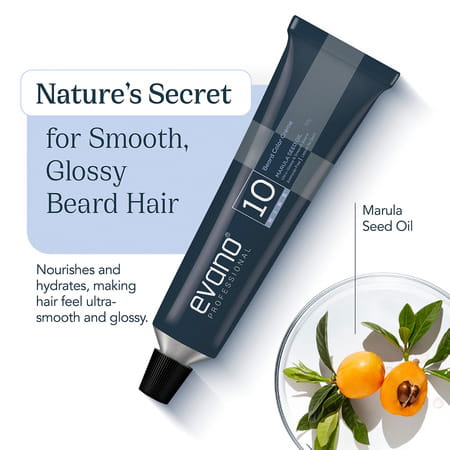 Evano Professional Beard Colour Darkest Brown 50g | Ammonia Free | 100% Grey Coverage In 10 Minutes
