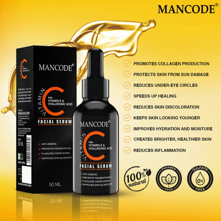 Mancode Vitamin C Facial Serum 50ml