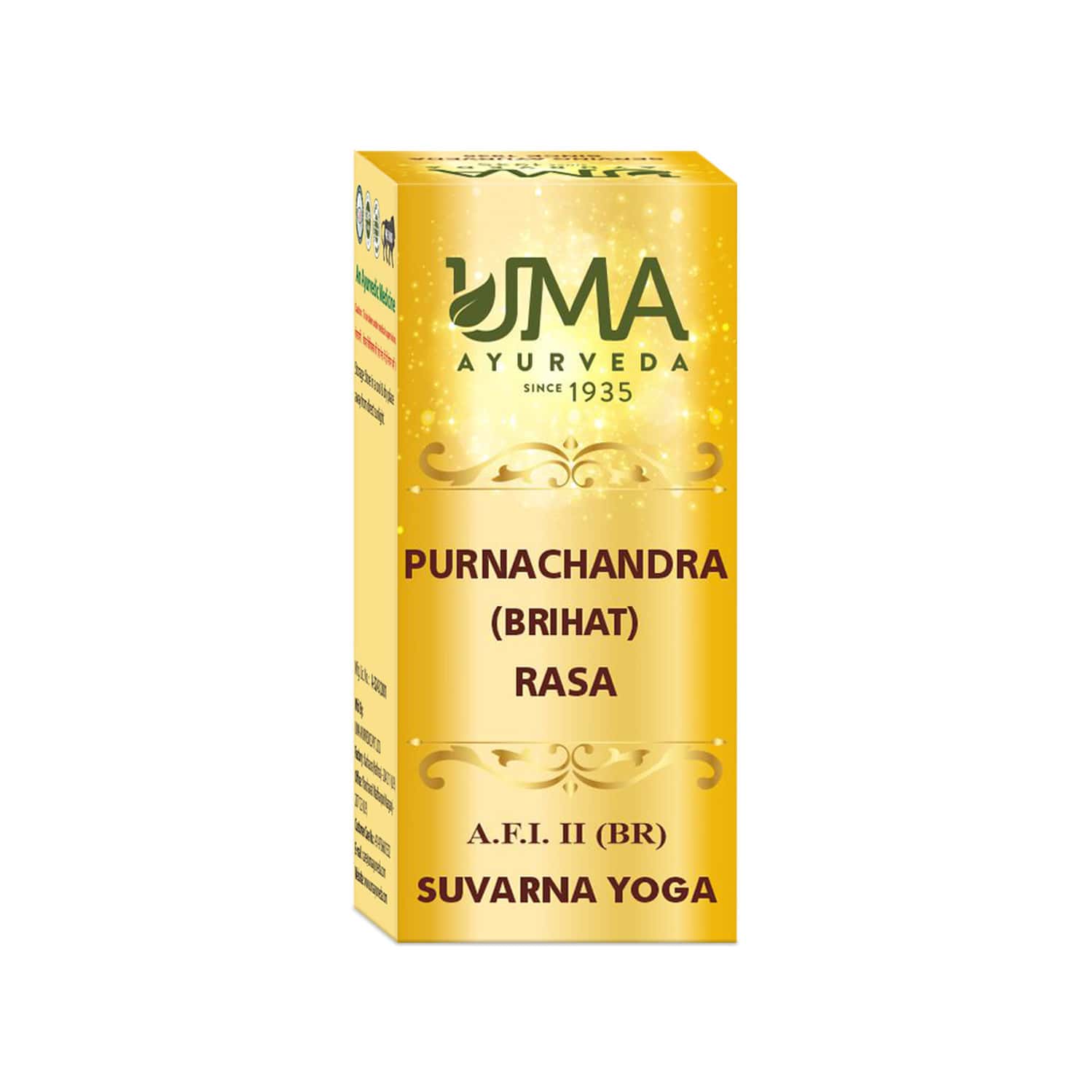 Uma Ayurveda Purnchandra Ras (vrahat) Ayurvedic Tablets 10 Tab