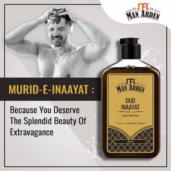 Man Arden Oud Inaayat Luxury Body Wash Infused With Shea Butter & Vitamin E 250Ml