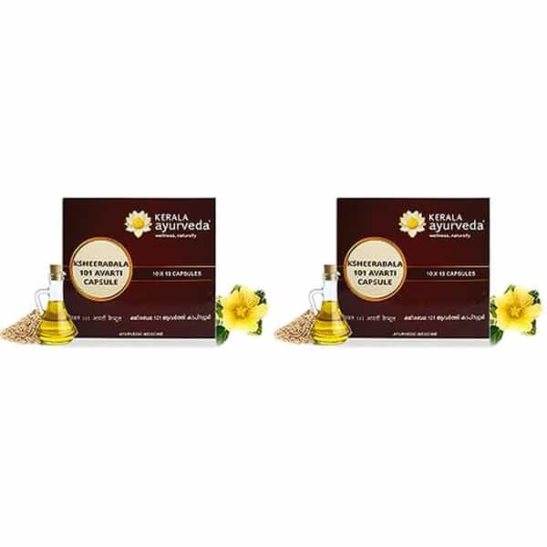 Kerala Ayurveda Ksheerabala 101 Avarti 100 Capsule X Pack Of 2