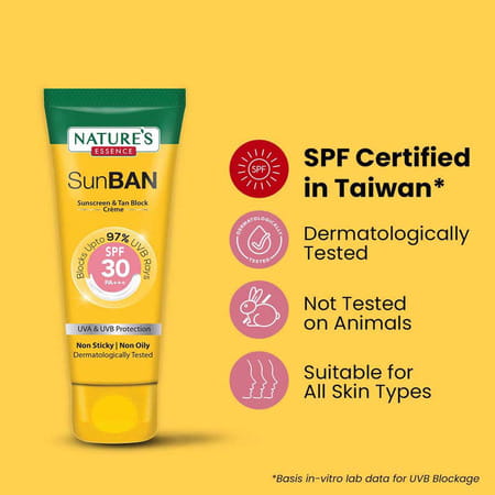 Nature's Essence Sunban Sunscreen Spf30 120Ml (Pack Of 2)
