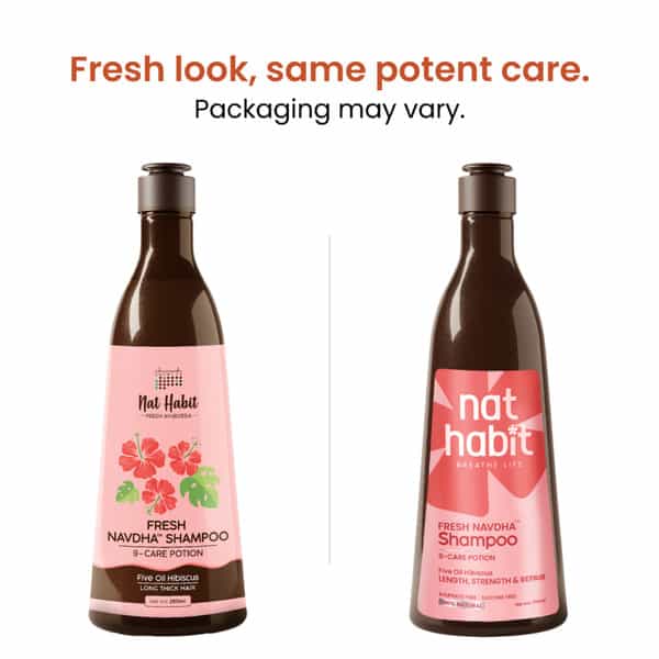 Nat Habit Hibiscus Shampoo & Conditioner Combo With Reetha & Amla For Men & Women 400 Ml