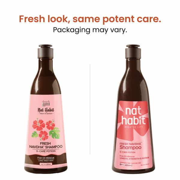 Nat Habit Hibiscus Shampoo & Conditioner Combo With Reetha & Amla For Men & Women 400 Ml