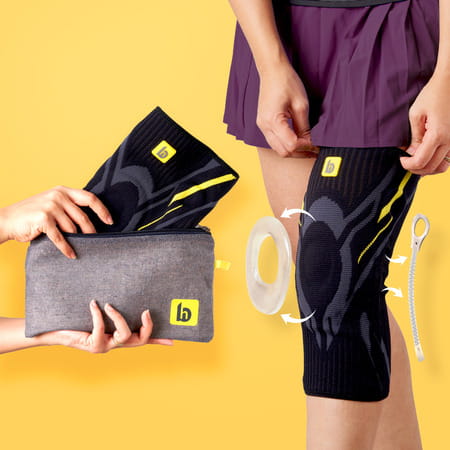 Betterhood Premium Knee Sleeve With Easymove Max Stability Design (Black | L)