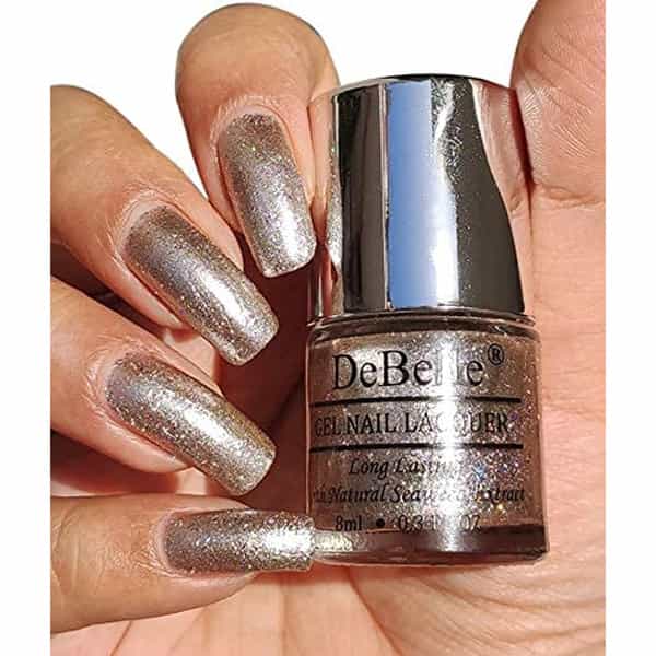 Debelle Gel Nail Polish Gift Set Of 2 Moulin Rouge | Sparkling Dust -16 Ml (8 Ml Each)
