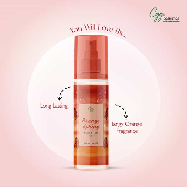 Cgg Cosmetics Orange Spring Body& Hair Mist 100 Ml