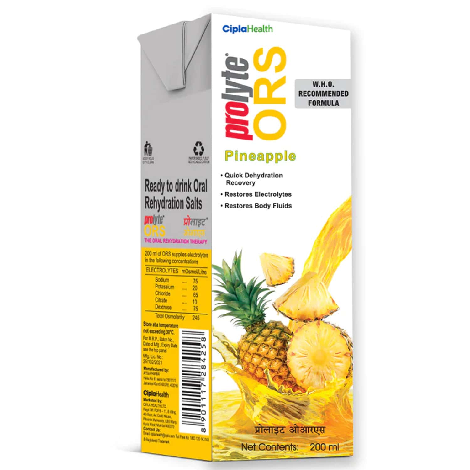 Prolyte Ors Pineapple Tetrapack 200 Ml