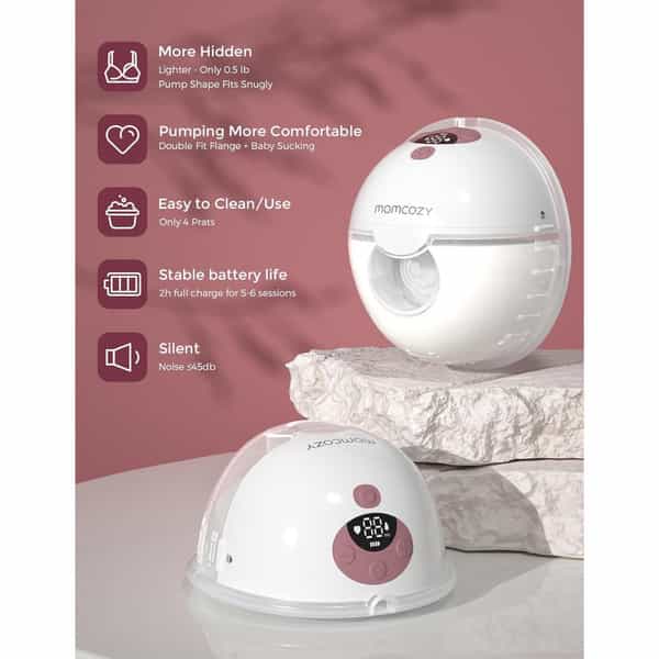 Momcozy Breast Pump M5 Double Cozy Red
