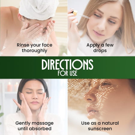 Nature Sure Pores And Marks Facial Oil With Spf 50 Sunscree | Natural Skin Glow - 30ml